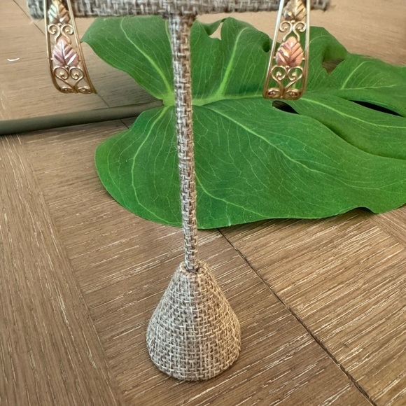 Vintage Black Hills 10k Multi Color Black Hills Gold Earrings - Picture 2 of 7